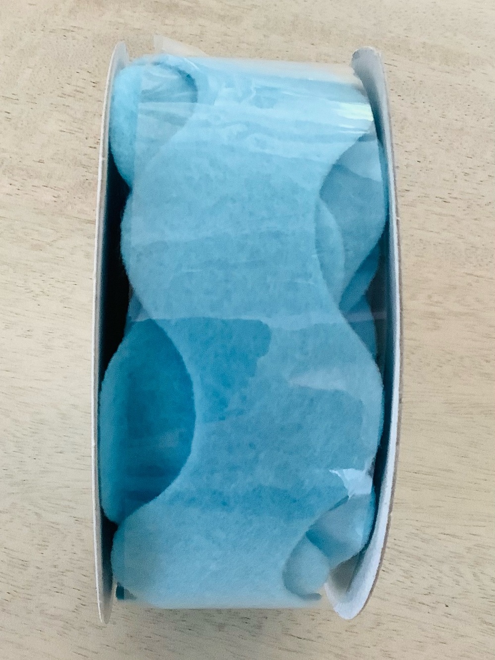 Target Wondershop Wavy Blue Felt Ribbon